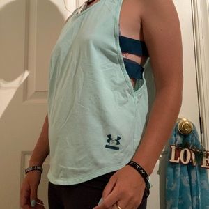 Under armed tank. Never worn! (Too big)